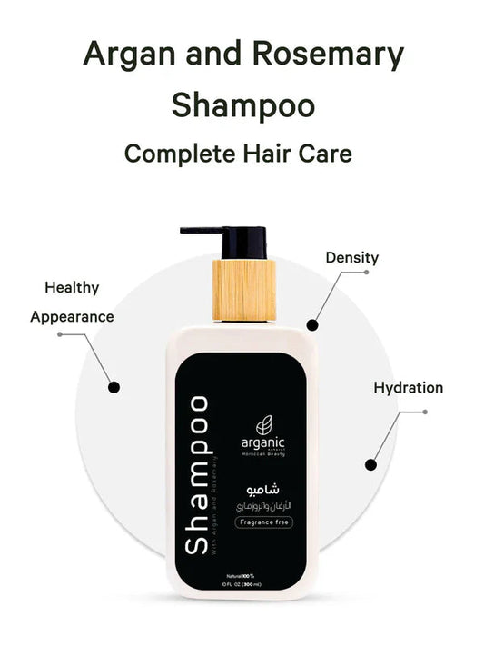 SHAMPOO WITH ARGAN OIL & ROSEMARY