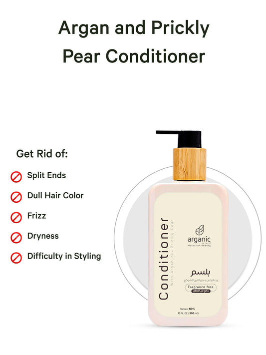 CONDITIONER WITH ARGAN OIL & PRICKLY PEAR SEEDS 300ML