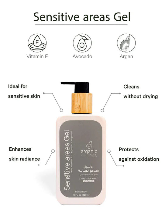 GEL WASH VITAMIN E & AVOCADO & ARGAN OIL 300ML