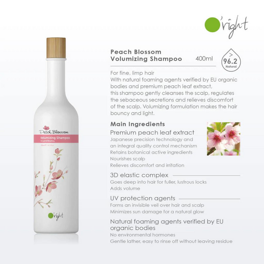 Peach Blossom Volumizing Shampoo 400 Ml
