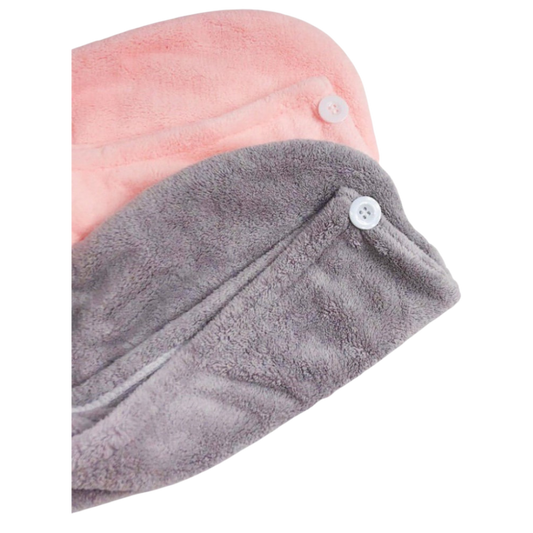 HER CURLS - Microfiber Towel Grey