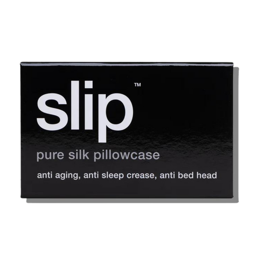 غطاء وسادة حريري اسود