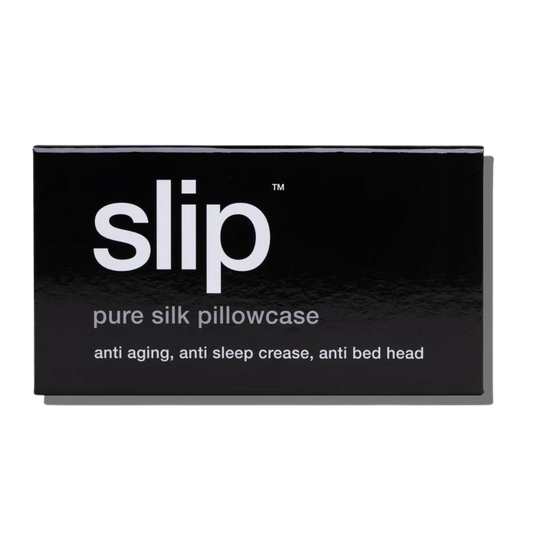 Slip Pillow Case King Black Env