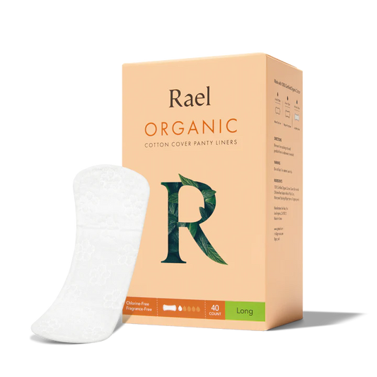 Rael Organic Cotton Cover Panty Liners - Regular