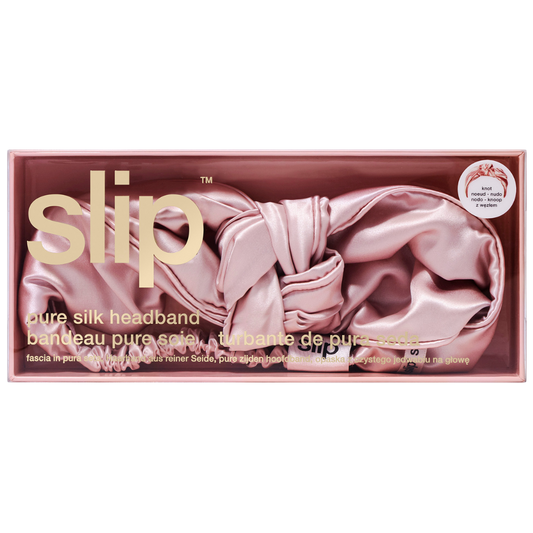 Slip Silk Headband The Knot - Pink