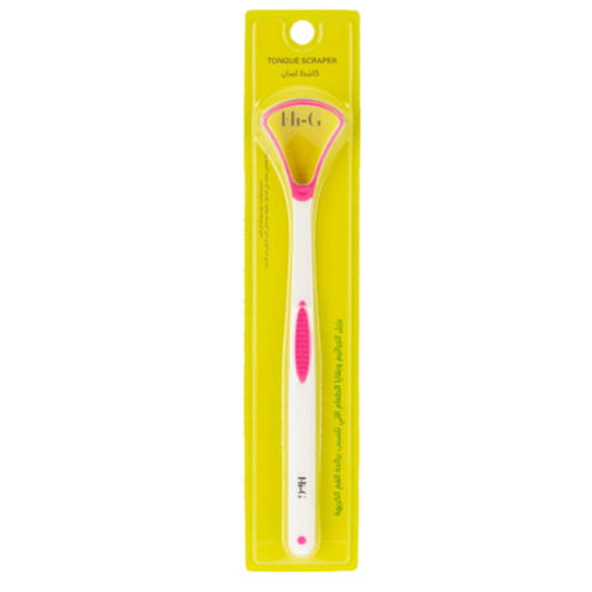 Hi-G Tongue Scraper - Pink & White