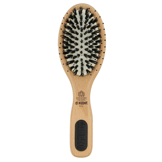 Perfect For Smoothing Narrow Oval Bristle Nylon Mix Brush 1  | GB Kent