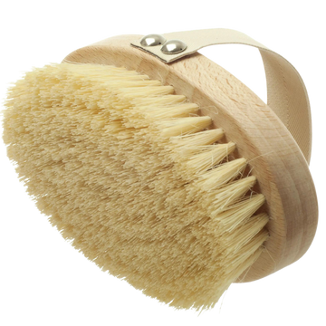 Professional Dry Skin Brush/Cactus Bristles Curved FSC 100% | Hydréa London
