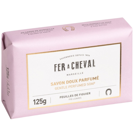 Savon Doux Parfume Feuilles De Figuier Gentle Perfumed Soap Fig Leaves 125G | Fer à Cheval