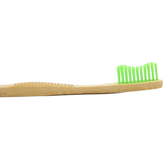 فرشاة أسنان بامبو - اخضر