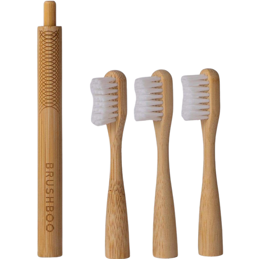 Adult toothbrush - White with replacable heads